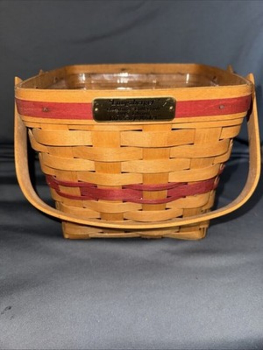 Longaberger Christmas Collection 1996 Edition Cranberry 🧺 W/ Liner